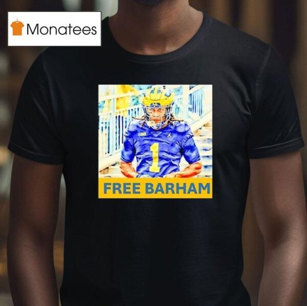 Free Jaishawn Barham Michigan Wolverines Football T Shirt