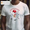 Ghost In October We Wear Red Philadelphia Phillies Halloween T Shirt