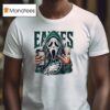 Ghostface Drinking Coffee Philadelphia Eagles T Shirt