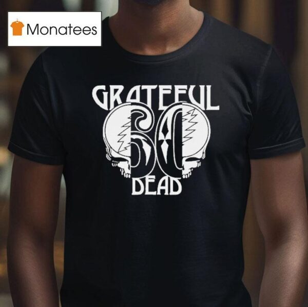 Grateful Dead Th Anniversary Split Stealie Logo T Shirt