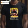 Green Day Anniversary Years Thank You For The Memories Signatures T Shirt