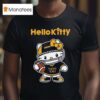 Hello Kitty X Washington Commanders Cat Nfl Fan T Shirt