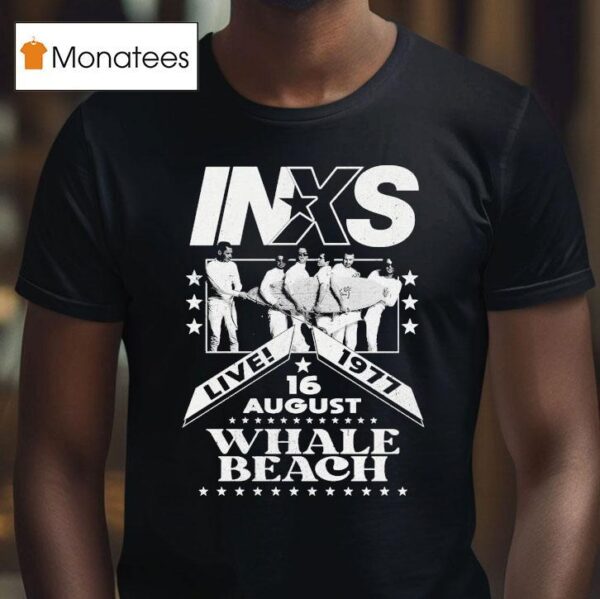 Inxs Whale Beach Live Flyer T Shirt