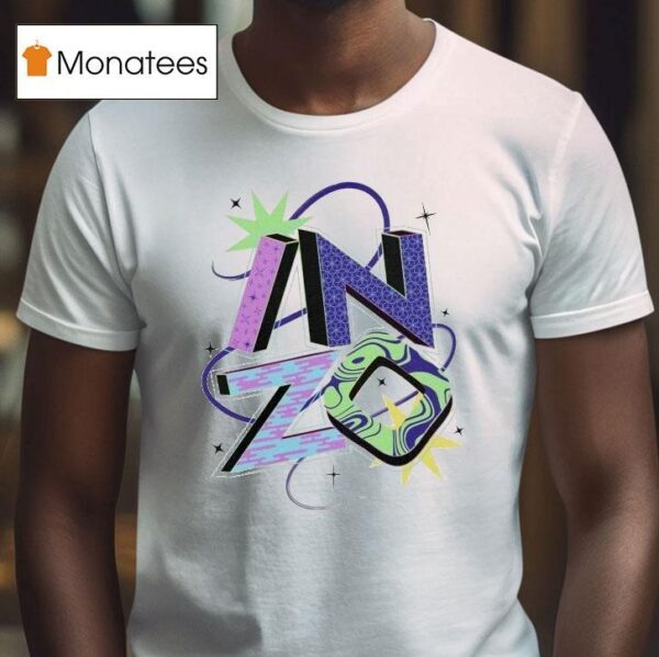 Inzo Cosmic Typography T Shirt