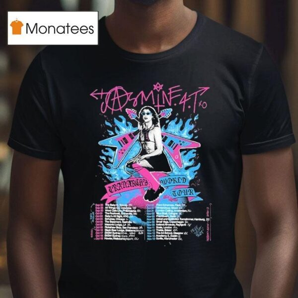 Jasmine T Tranarchy World Tour Dates Start In Toronto On At The Baby G On September Th T Shirt