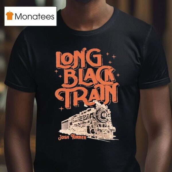 Josh Turner Long Black Train T Shirt