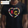 Kansas City Kc Love You Friendship Bracele T Shirt