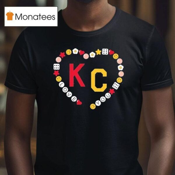 Kansas City Kc Love You Friendship Bracele T Shirt