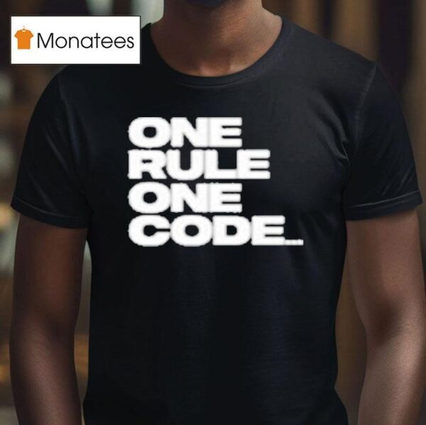 Kevin Ross One Rule One Code T Shirt