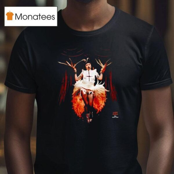Lady Gaga Bad Romance Live The Mayhem Ball Tour T Shirt