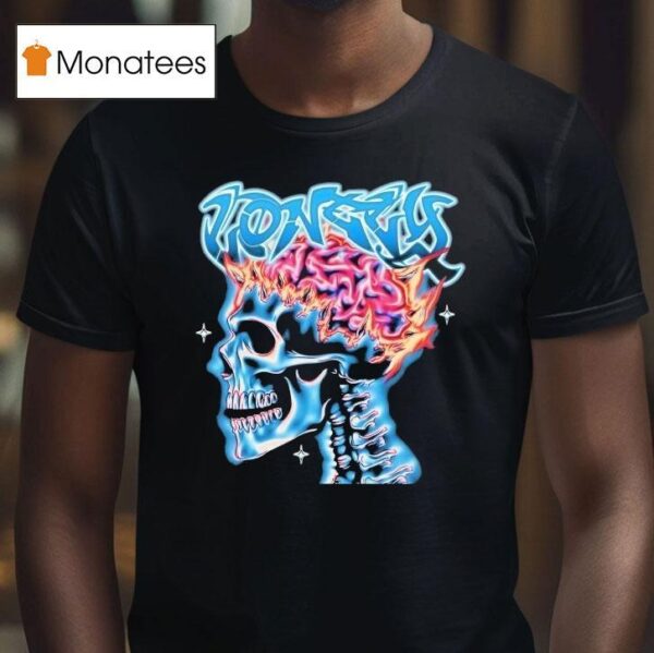 Lonely Hearts Club No Guts No Glory Skull T Shirt