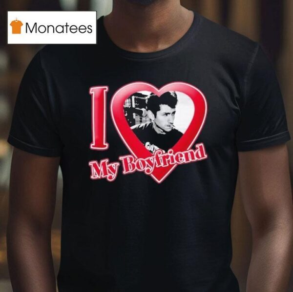 Louise Verneuil Wearing Alex Turner I Love My Boyfriend T Shirt