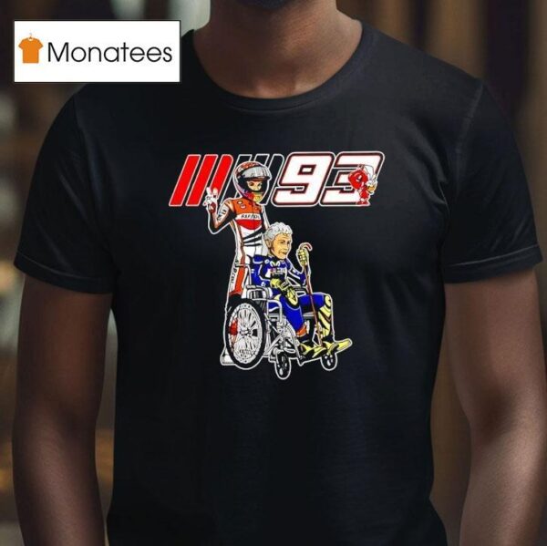 Marc Marquez And Valentino Rossi Motogp T Shirt