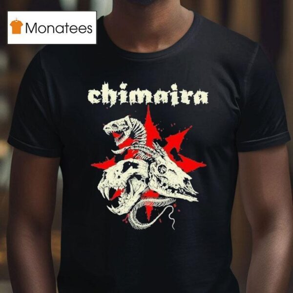 Mark Hunter Chimaira Skull T Shirt
