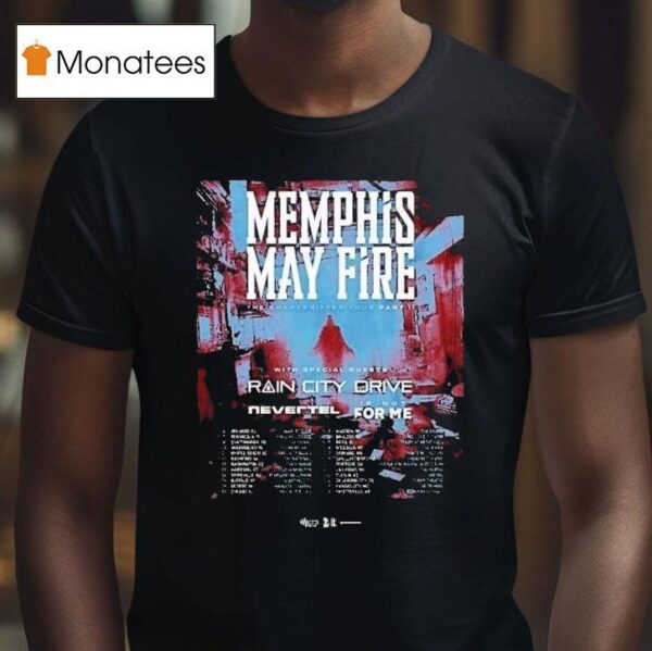 Memphis May Fire The Shapeshifter Tour Dates Part Ii T Shirt