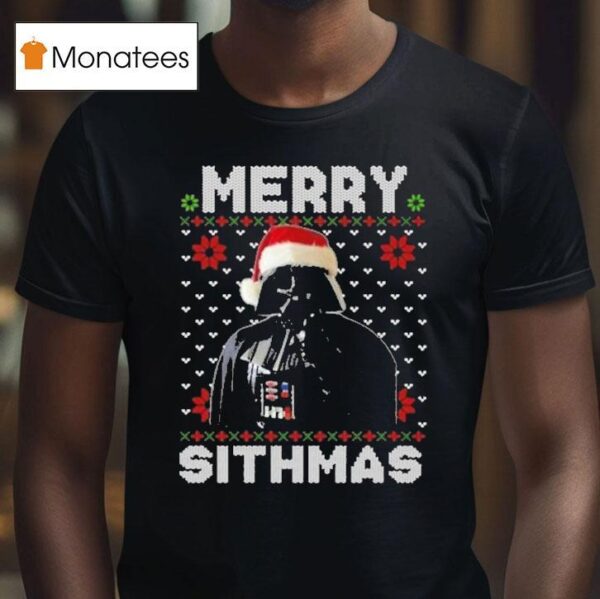 Merry Sithmas Darth Vader Ugly Holiday Christmas T Shirt