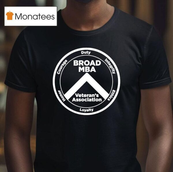 Michigan State Spartans Broad Mba Honor Courage Duty Integrity Ethics Loyalty T Shirt