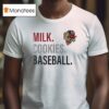 Milk Cookies Baseball Washington Wild Things Logo T Shirt