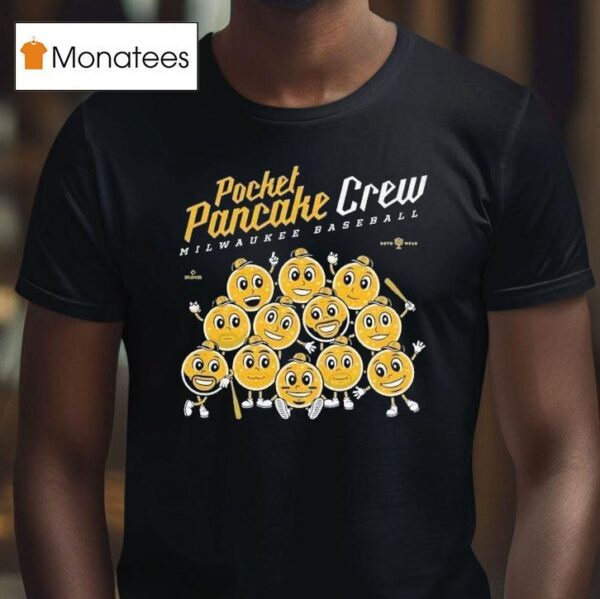 Milwaukee Brewers Pocket Pancake Crew T Shirt