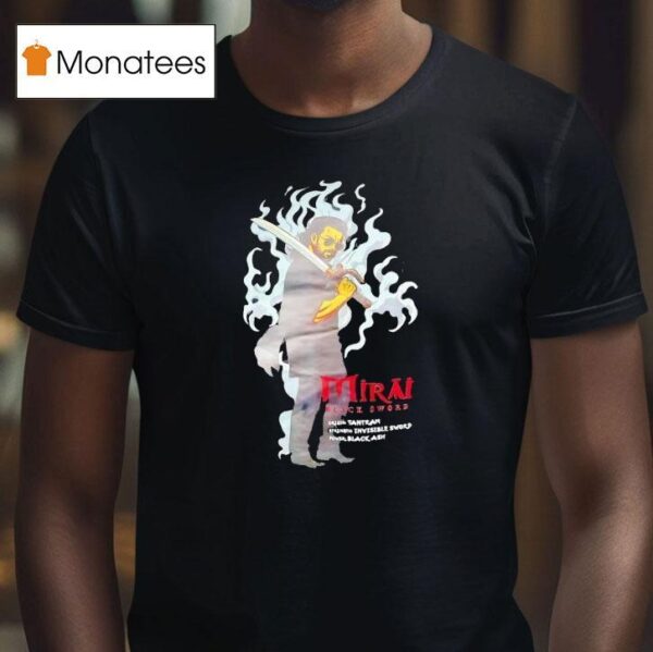 Mirai Black Sword Tantram X Invisible Sword T Shirt