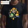 Monkey D Luffy Roronoa Zoro And Sanji From One Piece Style Of The Powerpuff Girls T Shirt