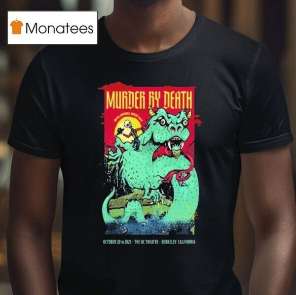 Murder By Death Oct The Uc Theatre Berkeley Ca Tour T Shirt