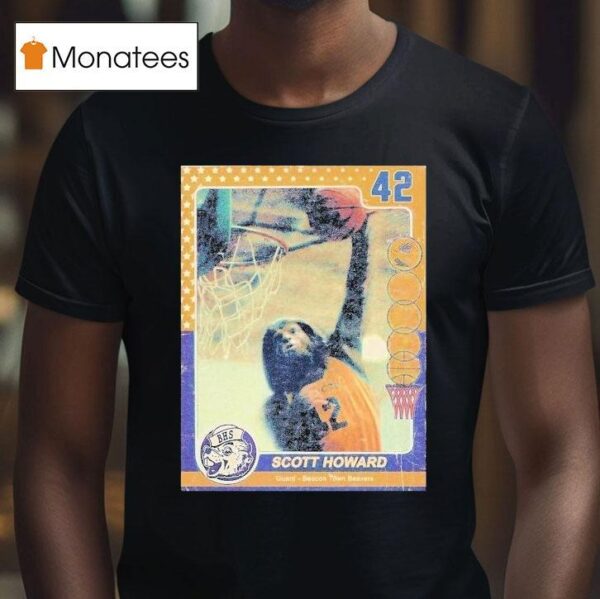 N Wolf Trading Card Scott Howard Guard Beacon Town Beavers T Shirt