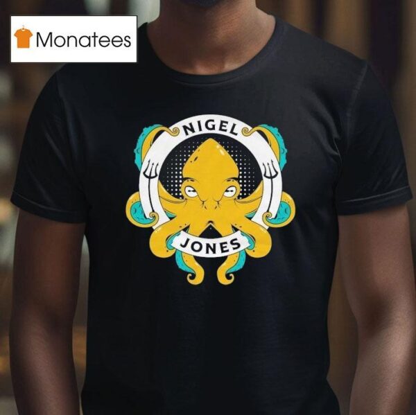 Nigel Jones Octopus Logo T Shirt
