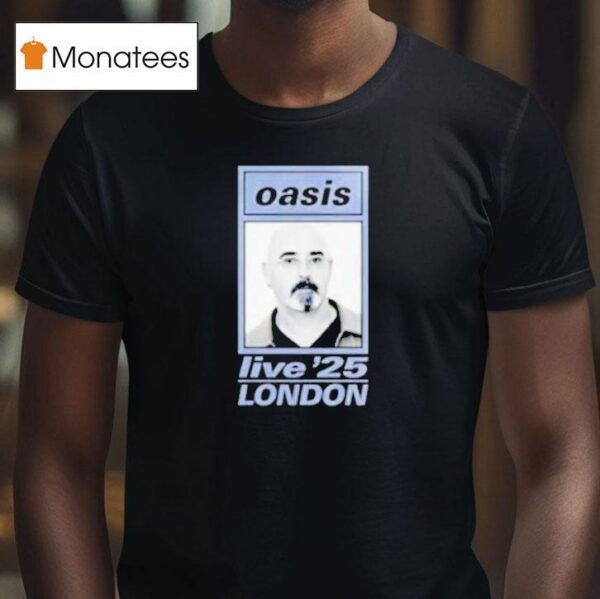 Oasis Live Bonehead London T Shirt