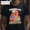 Ohio State Buckeyes Win Stomp Texas Longhorns Go Bucks Mascots T Shirt