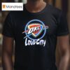 Oklahoma City Thunder Loud City Logo T Shirt