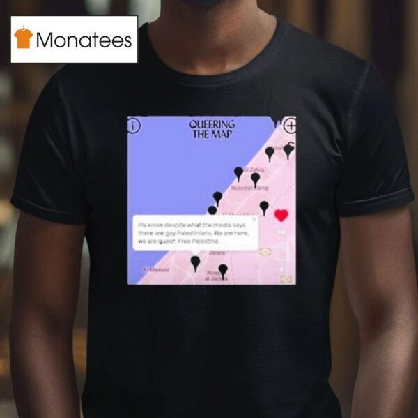 Ottawa Gay Queering The Map Palestine T Shirt