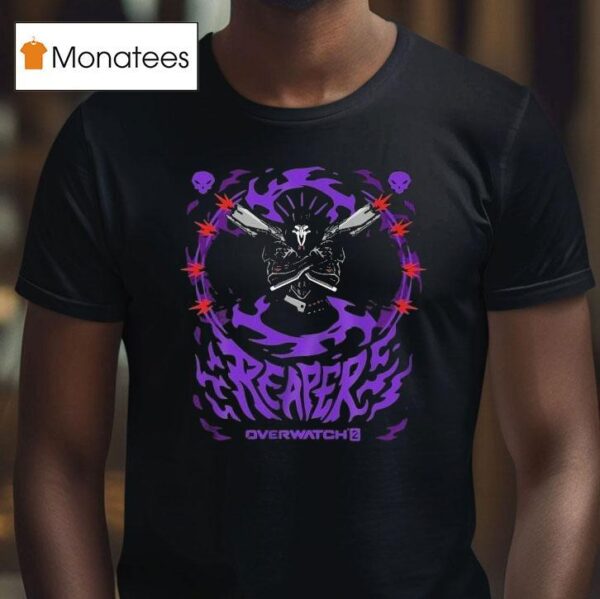 Overwatch Reaper Death Blossom T Shirt