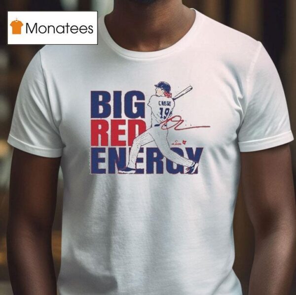 Owen Caissie Big Red Energy T Shirt