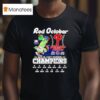 Philadelphia Phillies Red October Bb Nl East Division Champions T Shirt