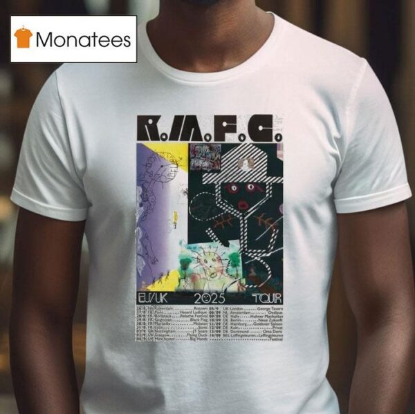R M F C Eu Uk Tour Dates T Shirt
