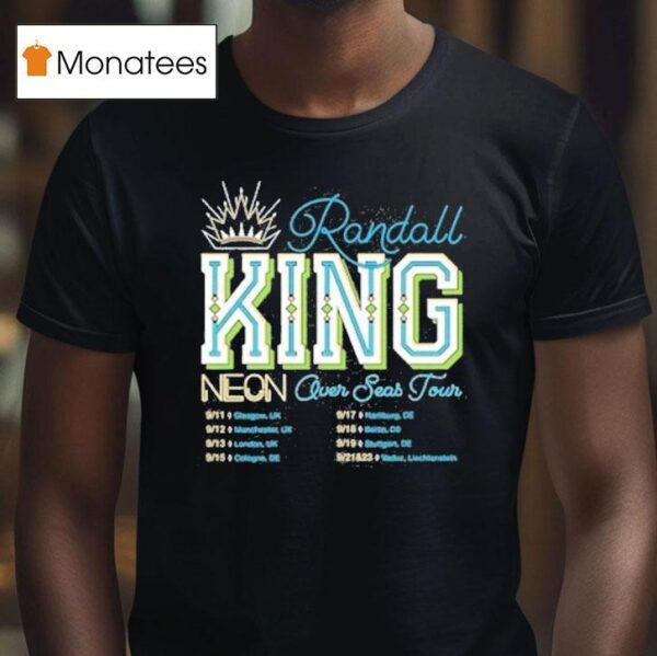 Randall King Neon Over Seas Tour T Shirt