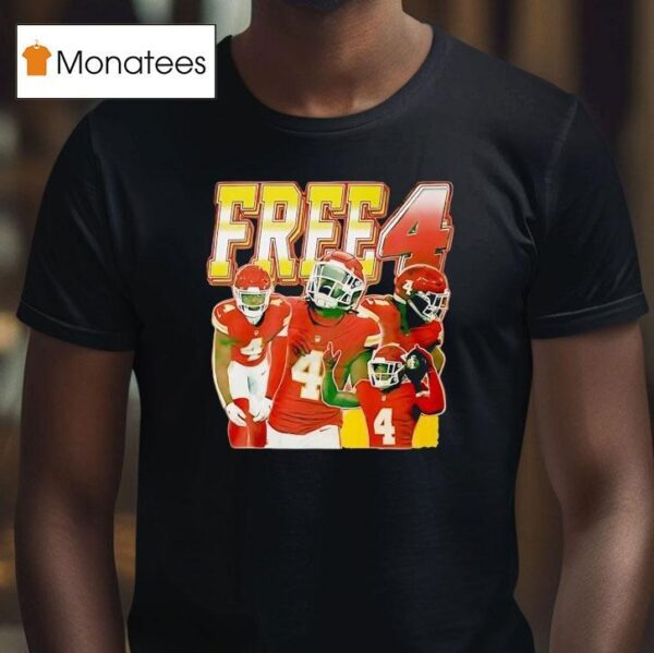 Rashee Rice Free Kansas City Chiefs Football T Shirt