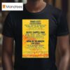 Reading And Leeds Festival For Leeds Festival On August To August Bramham Park In Leeds England T Shirt