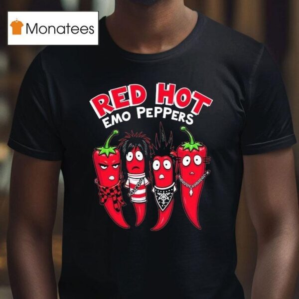 Red Hot Emo Peppers T Shirt