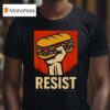 Resist Dc Sandwich Thrower T Shirt