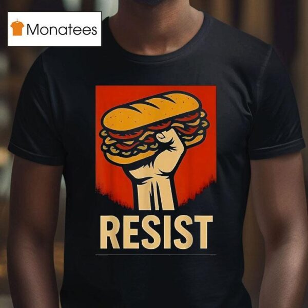 Resist Dc Sandwich Thrower T Shirt