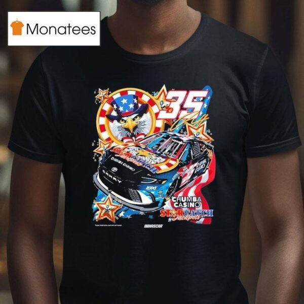 Riley Herbst Chumba Casino Xi Racing Nascar Eagle T Shirt
