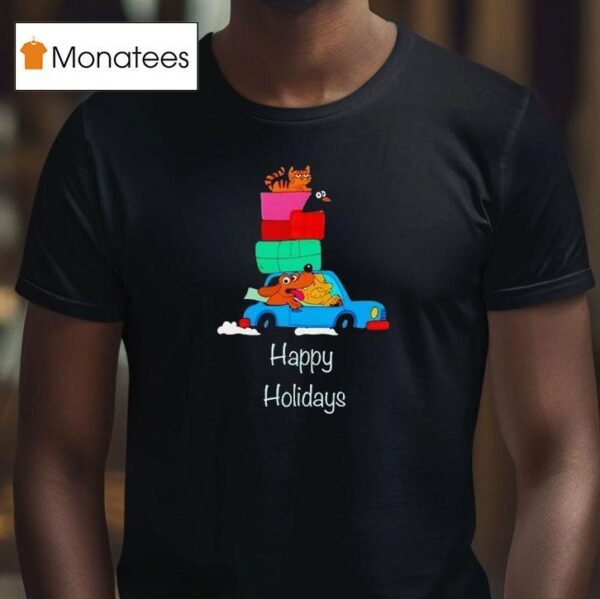 Road Trip Happy Holidays T Shirt