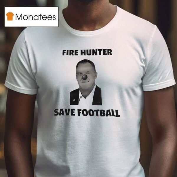 Sam Pittman Clown Fire Hunter Save Football Coach Arkansas Razorbacks T Shirt