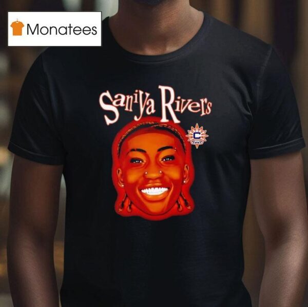 Saniya Rivers Big Face Connecticut Sun Basketball T Shirt
