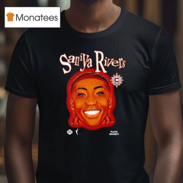 Saniya Rivers Face Connecticut Sun Basketball T Shirt