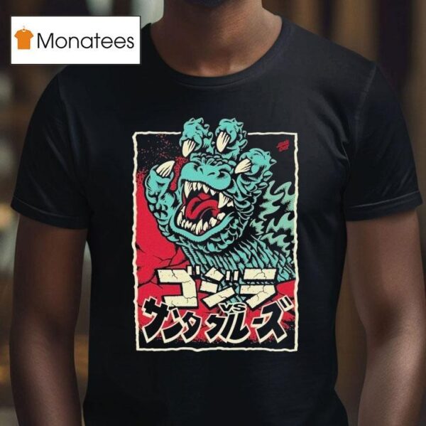 Santa Cruz Godzilla Hand T Shirt