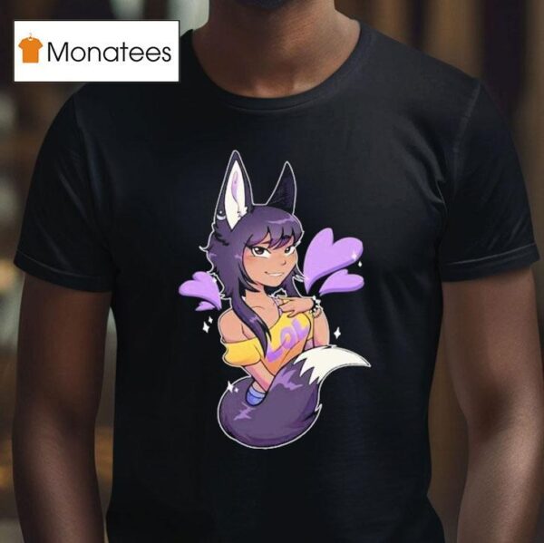 Sarawolf Wolf Girl Lover Waifu T Shirt