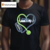 Seattle Seahawks Nurse Heartbeat Stethoscope T Shirt